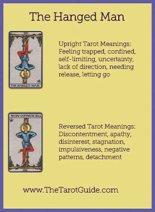 The Hanged Man … | Tarot guide, Tarot learning