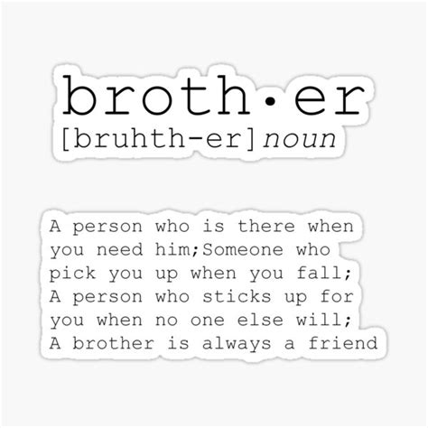 "CHRISMAS GIFT for Brother Brother big brother Art gift ideas brother print brother definition ...