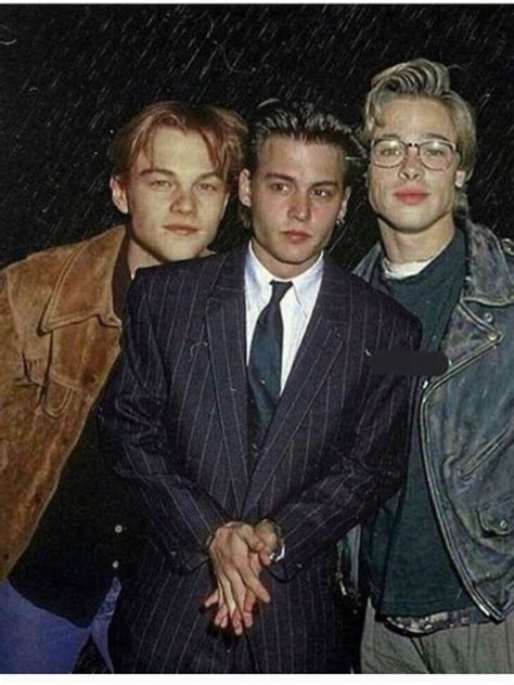 Leonardo, Johnny, Brad in 2020 | Young johnny depp, Young leonardo ...