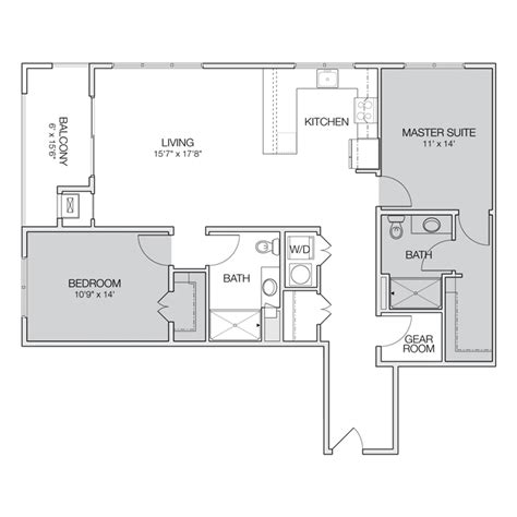 2 Bedroom Apartment Floor Plan With Dimensions | Floor Roma