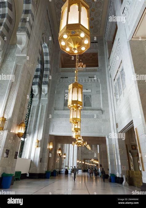 Mecca , Saudi Arabia 12 May 2021 , Makkah - Al Haram mosque from inside ...