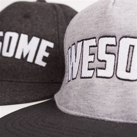 Embroidery close up! Mail us today at info@awesomemerchandise.com for a snapback quote ...