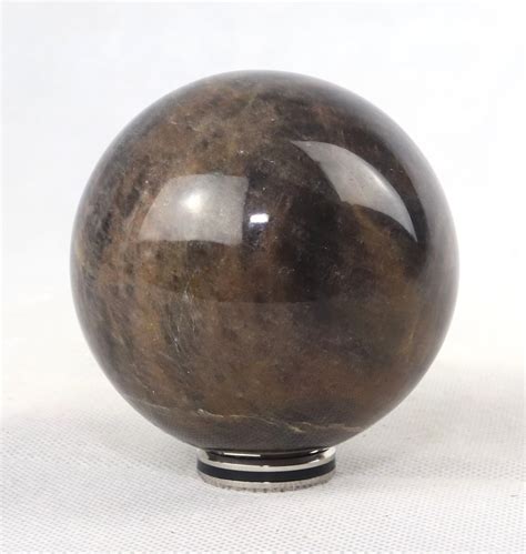 Black Moonstone Sphere | Crystals by Michelle