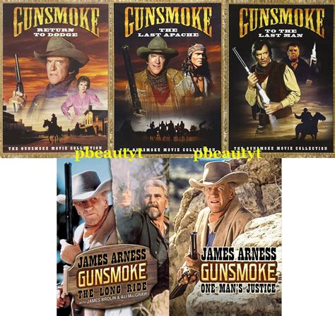 Gunsmoke Series Complete 5 Movie Collection 5 DVD Bundle Sets James Arness | eBay