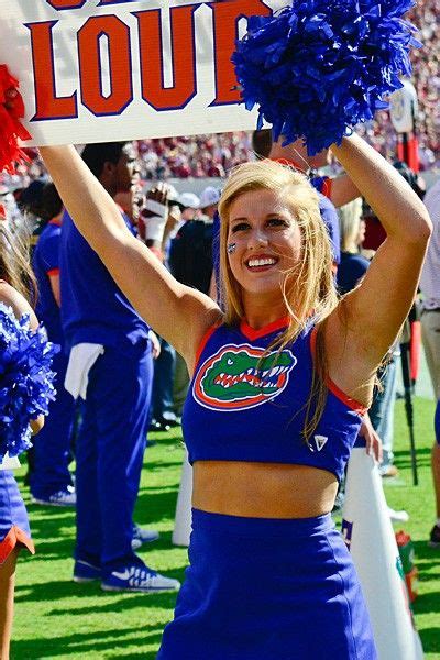 Florida Gators cheerleader | Florida Gators! Chomp Chomp! | Pinterest ...