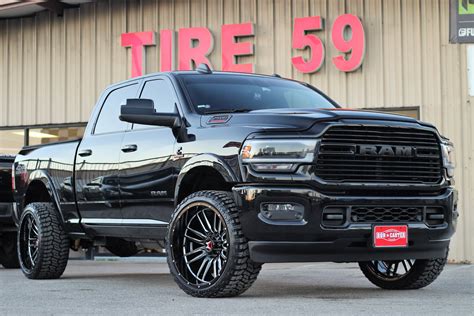 2020 Dodge Ram 2500 Black Hartes Metal Whipsaw Wheel | Wheel Front