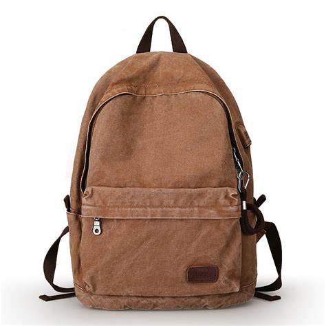 Casual Washed Canvas Backpack, 15 Inch. Laptop Canvas Bags - BagsEarth