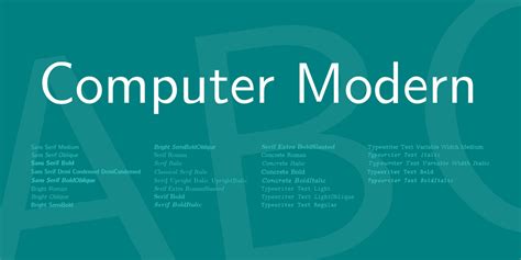 Download Computer Modern font | fontsme.com