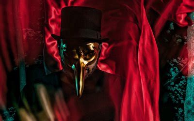 Download wallpapers Claptone, German DJs, golden mask, photo shoot, Claptone mask for desktop ...