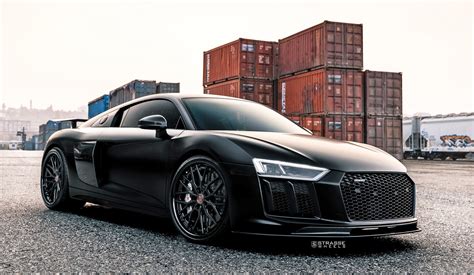 Custom Body Kit Dramatically Changes Black Audi R8 — CARiD.com Gallery