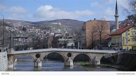 Latin Bridge, Sarajevo, Bosnia And Herzegovina Stock video footage ...