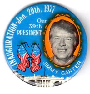 Jimmy Carter Inauguration Day Button 39th President | eBay