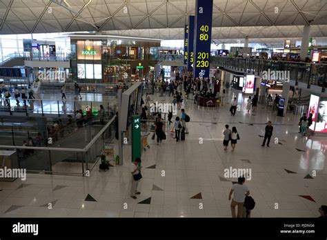 Hong Kong Airport Departures High Resolution Stock Photography and ...