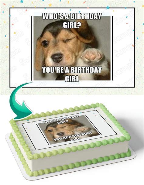 Puppy Dog Meme Edible Cake Toppers – Ediblecakeimage