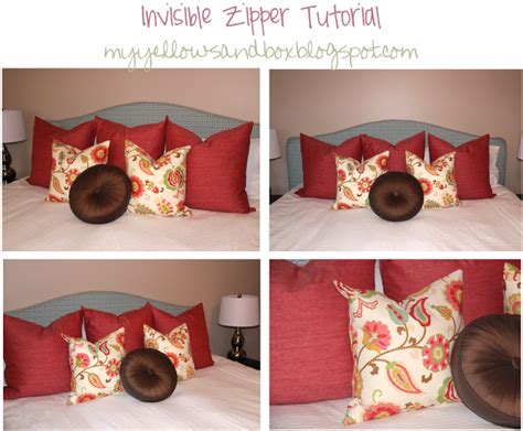 Invisible Zipper Pillow Tutorial - Twist Me Pretty