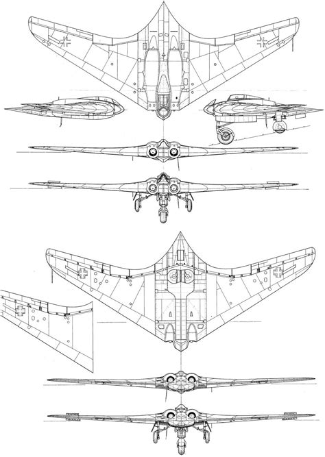 Pin de Mathias em Geheim Projekt der Luftwaffe 1939 - 1945 | Aeromodelos, Horten ho 229, Veículo ...