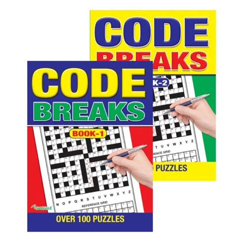 2 x Code Breaker Codebreakers Puzzle Book A4 258 Puzzles Trivia ...