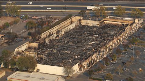 Drone footage shows California wildfire damage | World News | Sky News