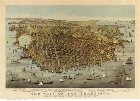 Old Maps of California - San Francisco