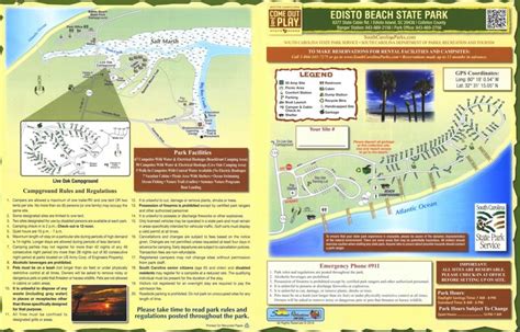 Edisto Beach State Park Campground Map - Ontheworldmap.com