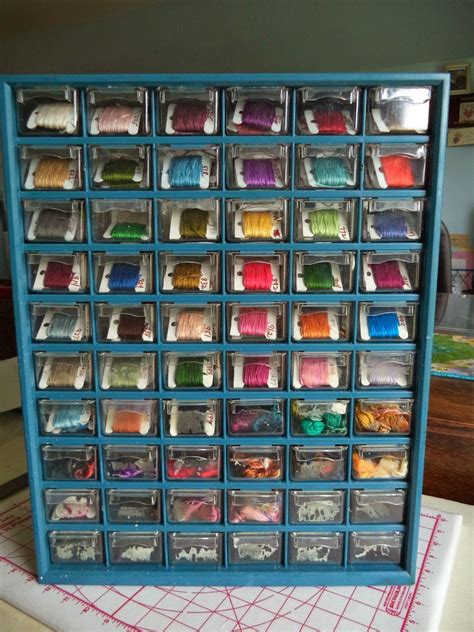Life at Meadowcreek: New Embroidery Floss Storage. Floss wound on ...