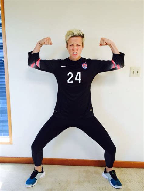 Megan Rapinoe, strength training. (Instagram) | Usa soccer women, Women ...