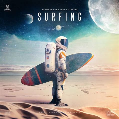 Surfing Album Cover Art - Photoshop PSD