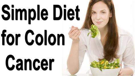 Simple & Best Diet for Colon Cancer - YouTube