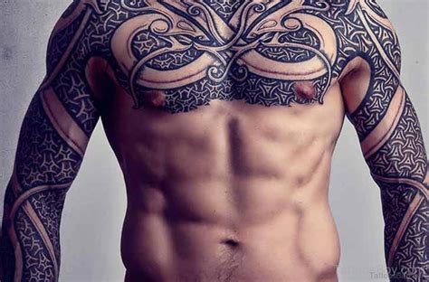 55 Great Armor Tattoos For Chest - Tattoo Designs – TattoosBag.com