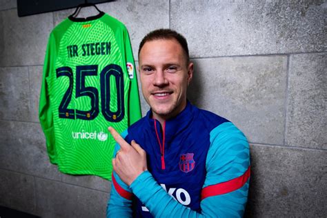 Ter Stegen on his latest milestone