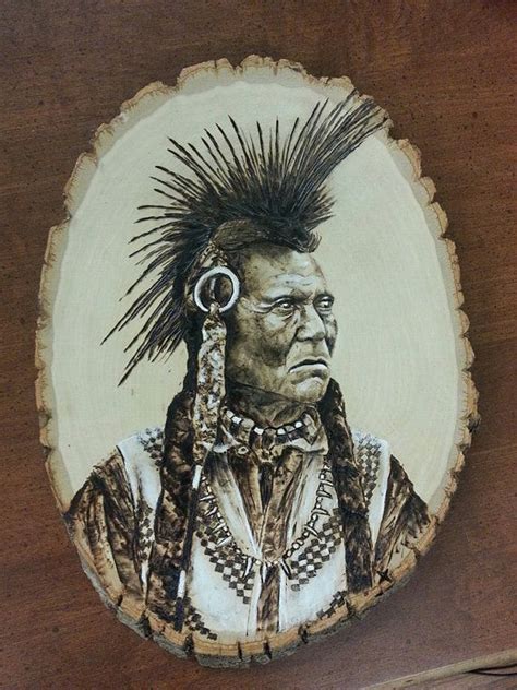 A Native American Wood Burning | Wood burning art, Pyrography art, Wood burning patterns