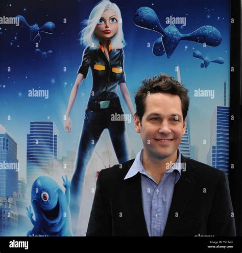 Actor Paul Rudd, who give voices to Derek Dietl in the animated motion picture "Monsters vs ...