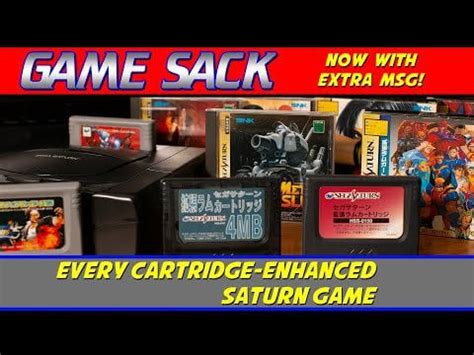 Every Cartridge-Enhanced Saturn Game - Game Sack : r/SegaSaturn