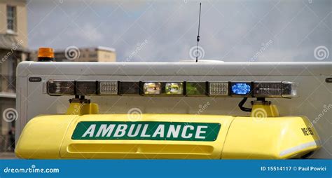 Ambulance lights stock image. Image of colours, lights - 15514117