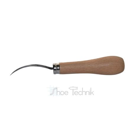 Curved Leather Awl with Handle , Special Tools , Tan Company - ShoeTechnik.com