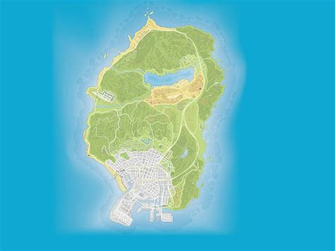 Grand Theft Auto 5 Detailed Map