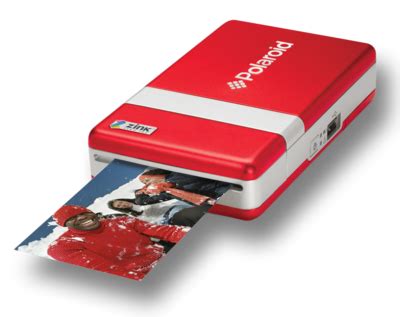 portable polaroid printer that prints 2x3 photos that have a sticky ...