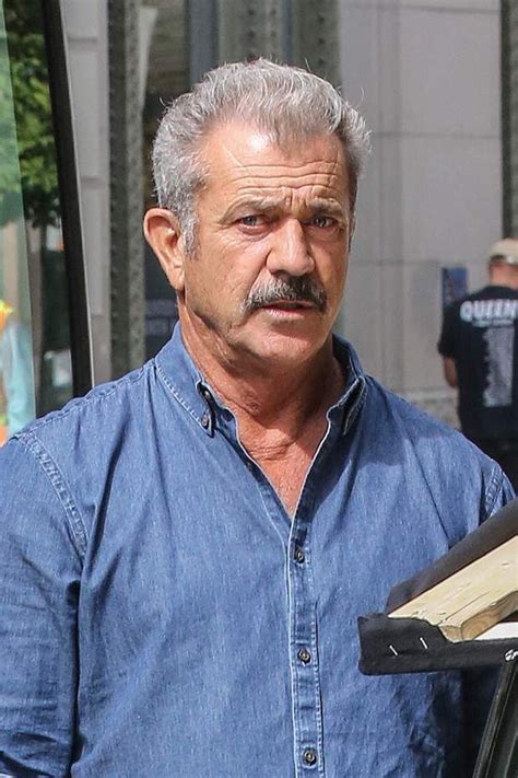 Mel Gibson, presque méconnaissable avec ses cheveux gris et son ...