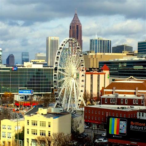 Atlanta skyline with Ferris Wheel | Tom Driggers | Flickr