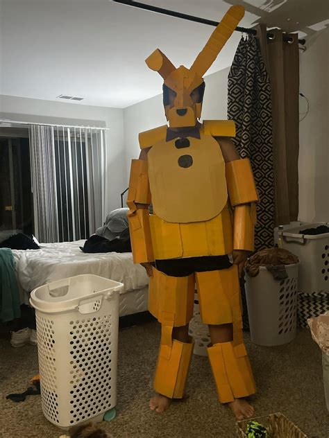 I made a spring bonnie costume for the FNAF movie : r/fivenightsatfreddys