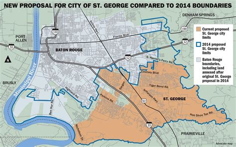 St. George map: Get detailed view of adjusted boundaries of proposed new city | News ...