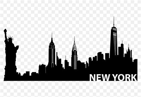 New York City New City Skyline Silhouette Mural, PNG, 801x566px, New ...