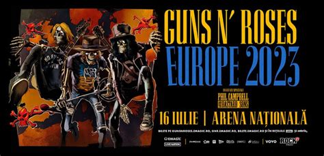 Program si regulament de acces concert GUNS N’ ROSES, Arena Nationala ...