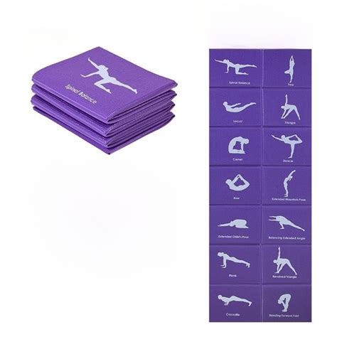 Foldable Fitness Home Dance Fitness Floor Workouts Pilates Exercise Printing Yoga Mat - China ...