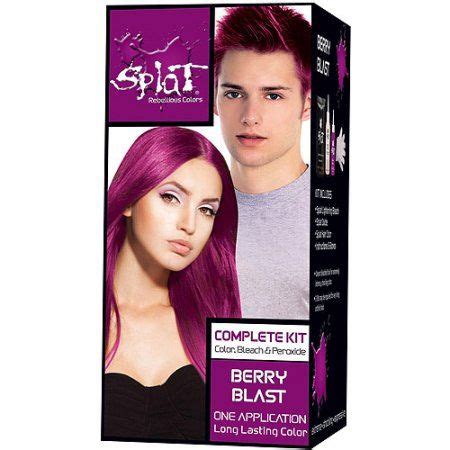 Splat Berry Blast Hair Color Kit, Semi-Permanent Magenta Pink Dye - Walmart.com | Splat hair ...