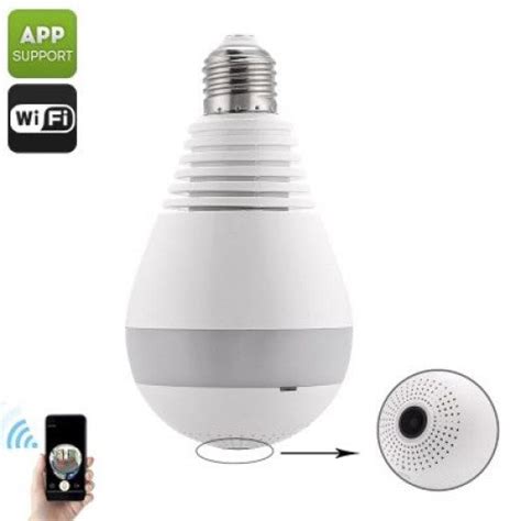 Light Bulb with Hidden Spy Camera and WiFi – Spy Shop SA