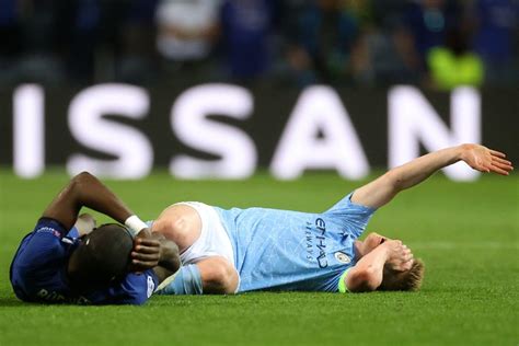 Kevin de Bruyne suffers head injury in Champions League final - The ...