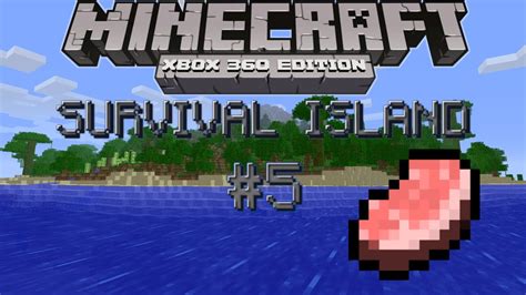 Minecraft (Xbox 360) Survival Island Lets Play! | Part 5 - A Very Special Guest! - YouTube