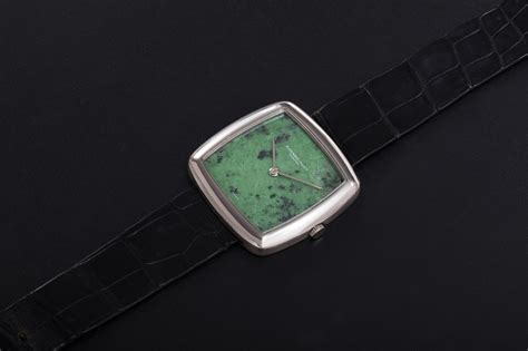 AUDEMARS PIGUET, A WHITE GOLD ULTRA SLIM WATCH WITH JADE DIAL, CASE NUMBER: 57’772 | Christie’s