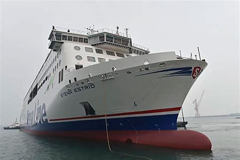 New Holyhead to Dublin Ferry Stena Estrid Starts Sea Trials - niferry.co.uk